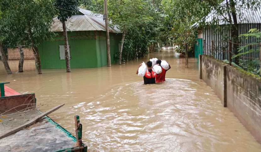 কুমিল্লায় স্মরণকালের ভয়াবহ বন্যা, ক্রমেই যাচ্ছে অবনতির দিকে